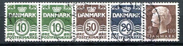 Danmark Afa HS 02 Stemplet Hæftesammentryk