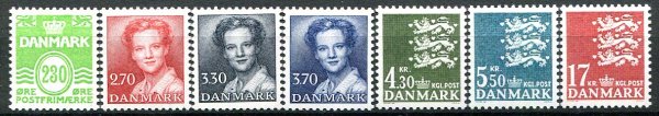 Danmark Afa 789 - 95 Postfrisk