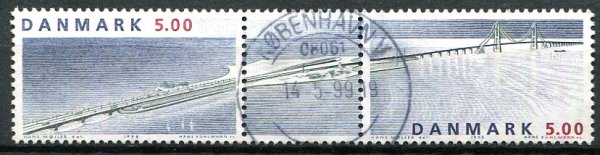 Danmark Afa 1174 - 75 Stemplet Sammentryk