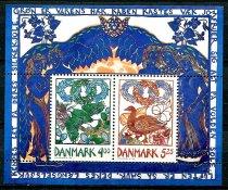 Danmark Afa 1206 Postfrisk Miniark