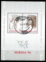 Danmark Afa 1011 - 12 Stemplet Miniark