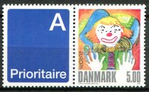 Danmark Afa 1320V Postfrisk m/vignet