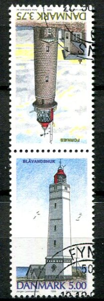 Danmark Afa 1124 - 25 Stemplet Tete Beche