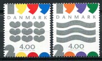 Danmark Afa 1232 - 33 Postfrisk