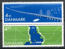 Danmark Afa 1254 - 55 Postfrisk Sammentryk