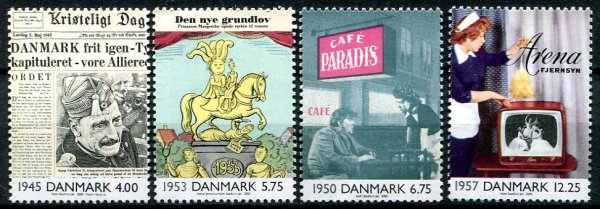 Danmark Afa 1257 - 60 Postfrisk