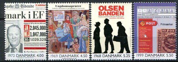 Danmark Afa 1266 - 69 Postfrisk