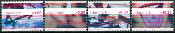 Danmark Afa 1287 - 90 Postfrisk