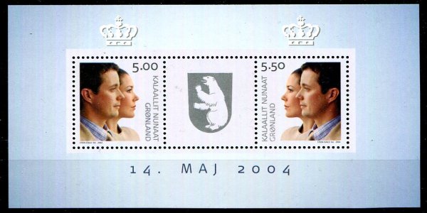 Grønland Afa 427 Postfrisk Miniark