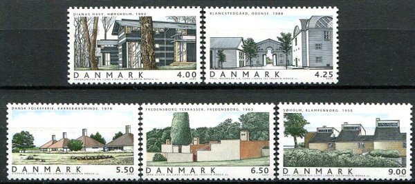 Danmark Afa 1332 - 36 Postfrisk