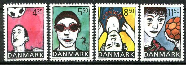 Danmark Afa 1342 - 45 Postfrisk