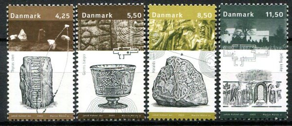 Danmark Afa 1363 - 66 Postfrisk