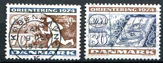 Danmark Afa 575 - 76 Stemplet