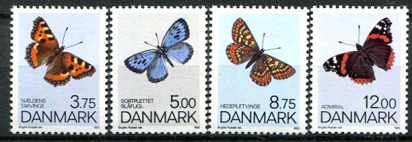 Danmark Afa 1037 - 40 Postfrisk