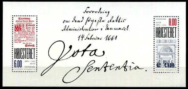 Danmark Afa 1649 Postfrisk Miniark