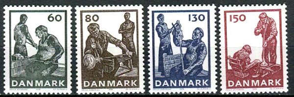 Danmark Afa 627 - 30 Postfrisk