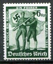 Tyske Rige Afa 657 Ustemplet