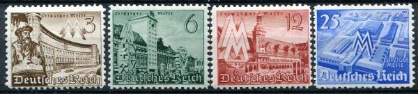Tyske Rige Afa 734 - 37 Ustemplet