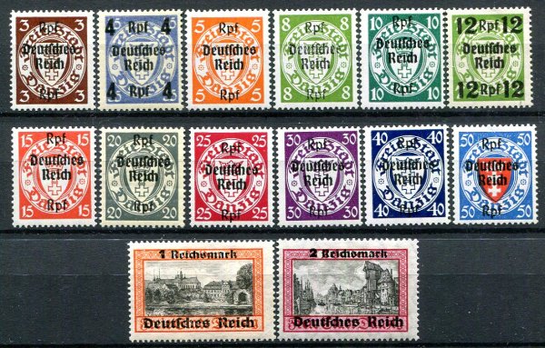 Tyske Rige Afa 711 - 24 Ustemplet