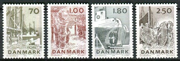 Danmark Afa 664 - 67 Postfrisk