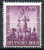 Tyske Rige Afa 814 Ustemplet