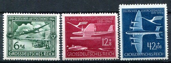 Tyske Rige Afa 861 - 63 Ustemplet