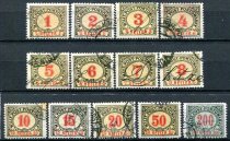 Bosnien-Herzegowina Afa 1 - 13 Stemplet Militærpost;Porto