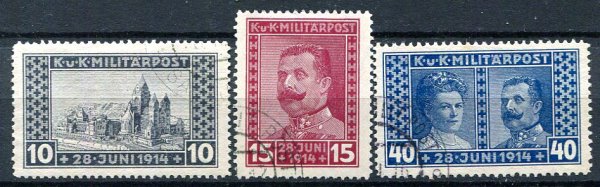Bosnien-Herzegowina Afa 117 - 19 Stemplet Militærpost