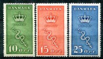 Danmark Afa 178 - 80 Postfrisk