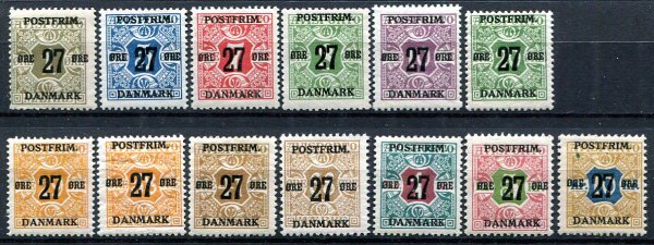 Danmark Afa 85 - 97 Postfrisk