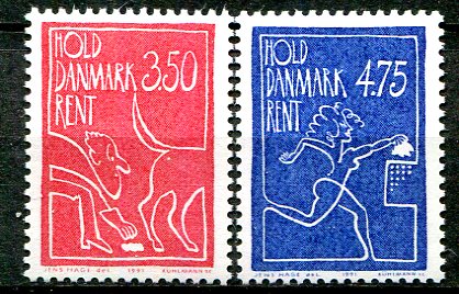 Danmark Afa 1003 - 04 Postfrisk