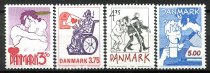 Danmark Afa 1028 - 31 Postfrisk