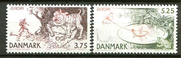 Danmark Afa 1156 - 57 Postfrisk