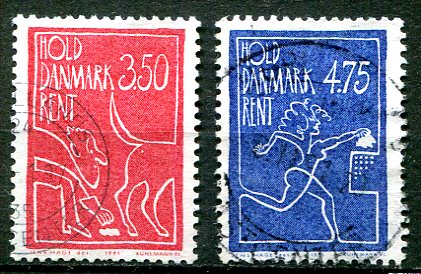 Danmark Afa 1003 - 04 Stemplet