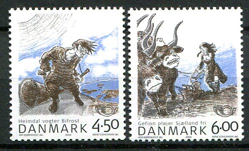 Danmark Afa 1384 - 85 Postfrisk