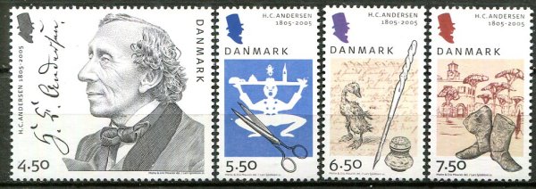 Danmark Afa 1422 - 25 Postfrisk
