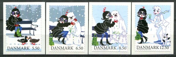 Danmark Afa 1636E - 39E Postfrisk