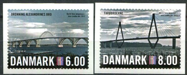Danmark Afa 1689 - 90 Postfrisk