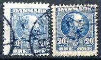 Danmark Afa 48 - 48a Stemplet