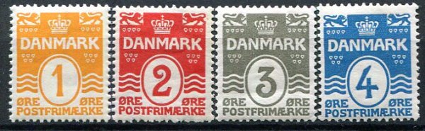 Danmark Afa 77 - 80 Postfrisk