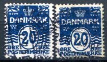 Danmark Afa 66 - 66a Stemplet