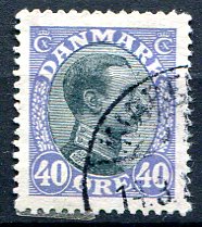 Danmark Afa 105 Stemplet