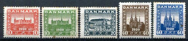 Danmark Afa 112 - 16 Ustemplet