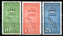 Danmark Afa 178 - 80 Postfrisk
