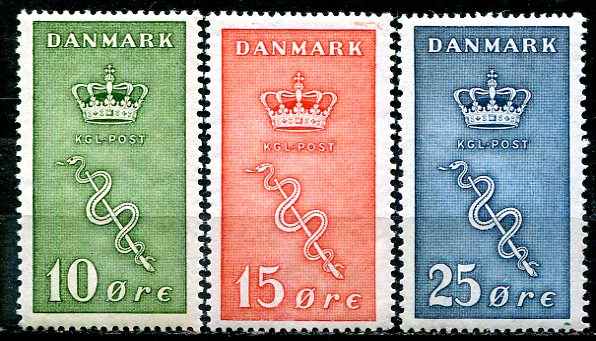 Danmark Afa 178 - 80 Postfrisk