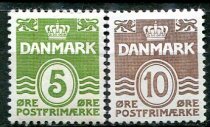 Danmark Afa 234 - 35 Ustemplet