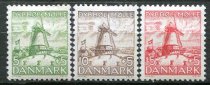 Danmark Afa 236 - 38 Ustemplet