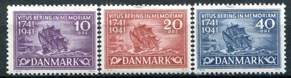 Danmark Afa 270 - 72 Postfrisk