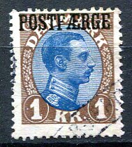 Danmark Afa 08 Stemplet Postfærge