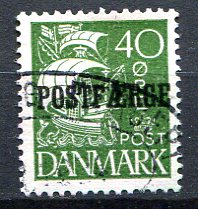 Danmark Afa 13 Stemplet Postfærge